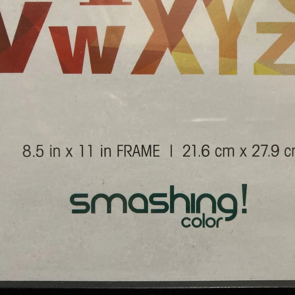 NWT Aaron Brothers Smashing! Color Black Frame 8.5